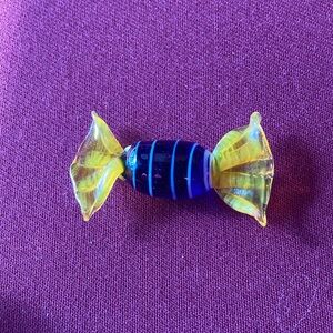 Candy shape made out of murano glass.